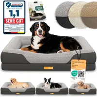 Aktiv shop GmbH Lit orthopédique pour chien ELONEO, taille XL - Gris