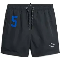 Superdry pour homme. M3010235A Maillots de bain en matériaux marins recyclés (S), Beachwear, Polister recyclé, Durable, Marine