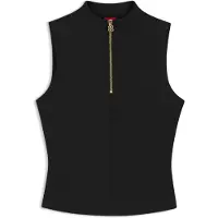 HUGO Doella 10271863 Sleeveless T-shirt Noir XS Femme