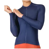 Castelli Espresso 2 Long Sleeve Jersey Bleu S Femme