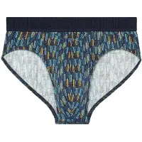 Hom Slip ' Mini Briefs HO1 Westgate ' bleu / turquoise / jaune