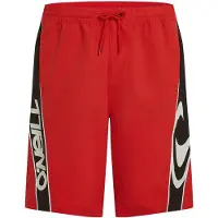 O'Neill Shorts de bain '90'S 21' rouge / noir / blanc
