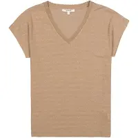 Garcia Z0016 Short Sleeve T-shirt Beige XL Femme