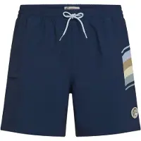 O'Neill Shorts de bain 'O'riginals Side Panel 16"' bleu / bleu foncé / jaune clair / orange