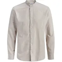 Jack & Jones Chemise à Manches Longues Breeze Band Linen Blend