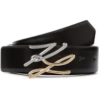 Karl Lagerfeld Ceinture noir / blanc