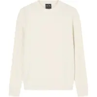 Armani Exchange pour homme. XM002161AF20139U1074 Pull à col roulé beige (XS), Casuel, Coton, Manche longue
