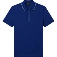 Armani Exchange pour homme. XM001285AF10366UB131 Polo bellwether navy (XXL), Blanc, Casuel, Coton, Manche courte, Marine