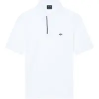 Armani Exchange pour homme. XM002067AF10366U0009 Polo blanc (XXL), Casuel, Coton, Manche courte