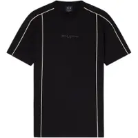 Armani Exchange pour homme. XM002492AF10356UC001 T-shirt Premium noir (XS), Casuel, Coton, Manche courte