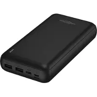 Ansmann 1700-0134 Accumulateur mobile supplémentaire PB212, 30.000 mAh, noir