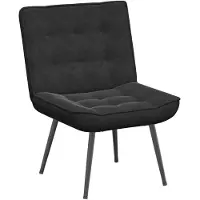 vidaXL Fauteuil relax noir 64x74x84 cm velours