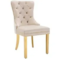 OKWISH Fauteuil Relax - Fauteuil Lounge Grande Taille 1 Place avec Coussin Rembourré, Velours Confortable et Pieds Plastique, 133x87x90 cm - Beige