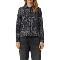 s.Oliver Chemisier taupe / gris foncé / noir