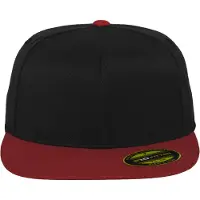 Flexfit Casquette 'Premium 210' rouge / noir