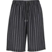 Urban Classics Pinstripe Sweat Shorts Noir L Homme