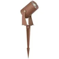 Beneito Faure Sair - Spot Led Rond 10W Ip65 Corten 3000K - Éclairage De Jardin Pour Plantes Ou Haies H36Cm -