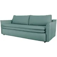 Miuform Charming Charlie - Canapé avec fonction lit et coffre de lit - 225x92cm - Aqua - Canapé-lit 3 places