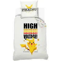 Nintendo Merchandising Pokemon Duvet Cover Blanc
