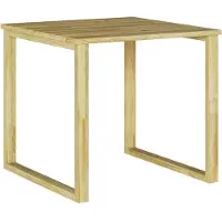 vidaXL Table Nature 50,5 x 50 x 46 cm en bois de pin imprégné