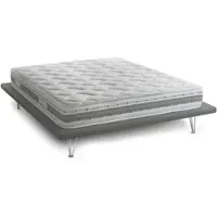 Talamo Italia Anselmo - Matelas Simple, 190x80x21h cm Blanc, Déhoussable Fabriqué en Italie