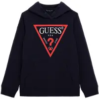 GUESS Sweat marine / rouge / blanc