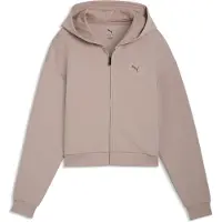 Puma Cloudspun Full Zip Sweatshirt Beige L Femme