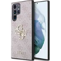 GUESS Big Metal Logo S24 Ultra Phone Case 4g Rose