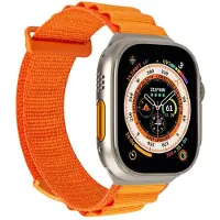 Puro Bracelet en nylon orange pour Apple Watch Extreme 42, 44, 45 et 49 mm