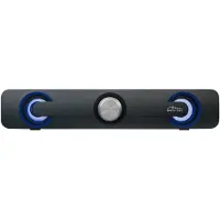 Media-Tech MT3173 (2.0 Canal), Barre de son, Noir