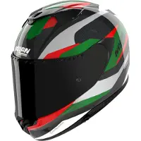 Nolan Casque X-904 Ultra Carbon Calibro, noir/rouge/vert, taille S (56)
