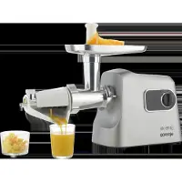 Gorenje MG2500DS Hachoir à viande, 2500 W, Capacité de broyage (kg/min) 2,8, Acier inoxydable/Blanc |