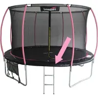 Lean Sport Couverture de ressort Lean Sport pour trampoline Sport Max 8ft noir rose