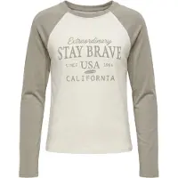 About You T-Shirt 'Gina' vert pastel / blanc