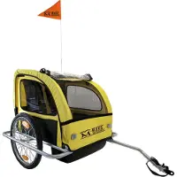 M-Wave remorque de vélo pour enfants CARRY ALL S, jaune/noir