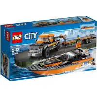 LEGO 60085 City - Véhicule tout-terrain avec bateau à moteur
