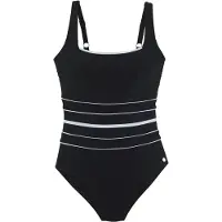 LASCANA Maillot de bain noir / blanc
