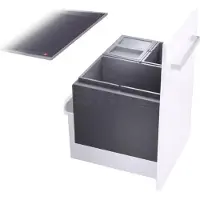 Hailo Collecteur de déchets 3631691 XL Inset 600 28/13/13 Triple-XL 28 + 2x 13 litres