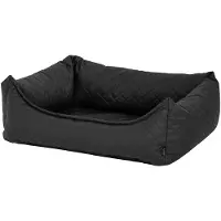 Madison Lit pour chien Skai Check 120x95x28 cm Gris