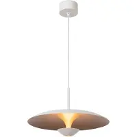 Lucide Lampe pendante de conception Kenneth blanc Ø 40cm