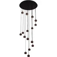 Lucide MONTANA - Suspension LED, variateur intégré. - Température de couleur : café