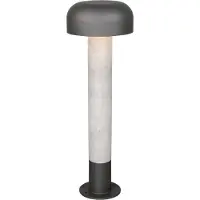TRIO Lampe de jardin design Fraser gris 54cm