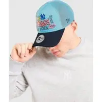 New Era Casquette trucker MLB New York Yankees Graffiti - Bleu, Bleu