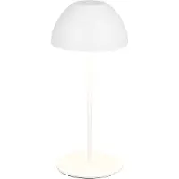 Reality Lampe d'extérieur LED Lampe de table, blanche, alimentation par batterie, variateur tactile, H 20 cm