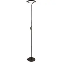 Lucide Celeste Lampadaire Black | With Reading Light