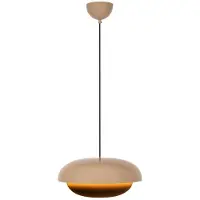 Lucide YOUNES – Suspension – Diamètre 40 cm – 1 douille E27 – Couleur taupe