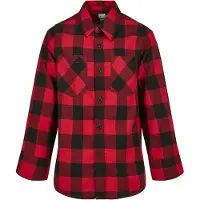 Urban Classics Chemise rouge / noir
