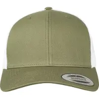 Flexfit Casquette olive / blanc