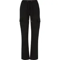Urban Classics Twill High Waist Cargo Pants Noir M Femme