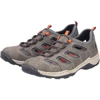 Rieker Herren Slipper Gummizug Halbschuh 08065, Taille:41 EU, Couleur:Marron